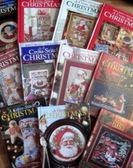 Cross Stitch Christmas Books by BH&G